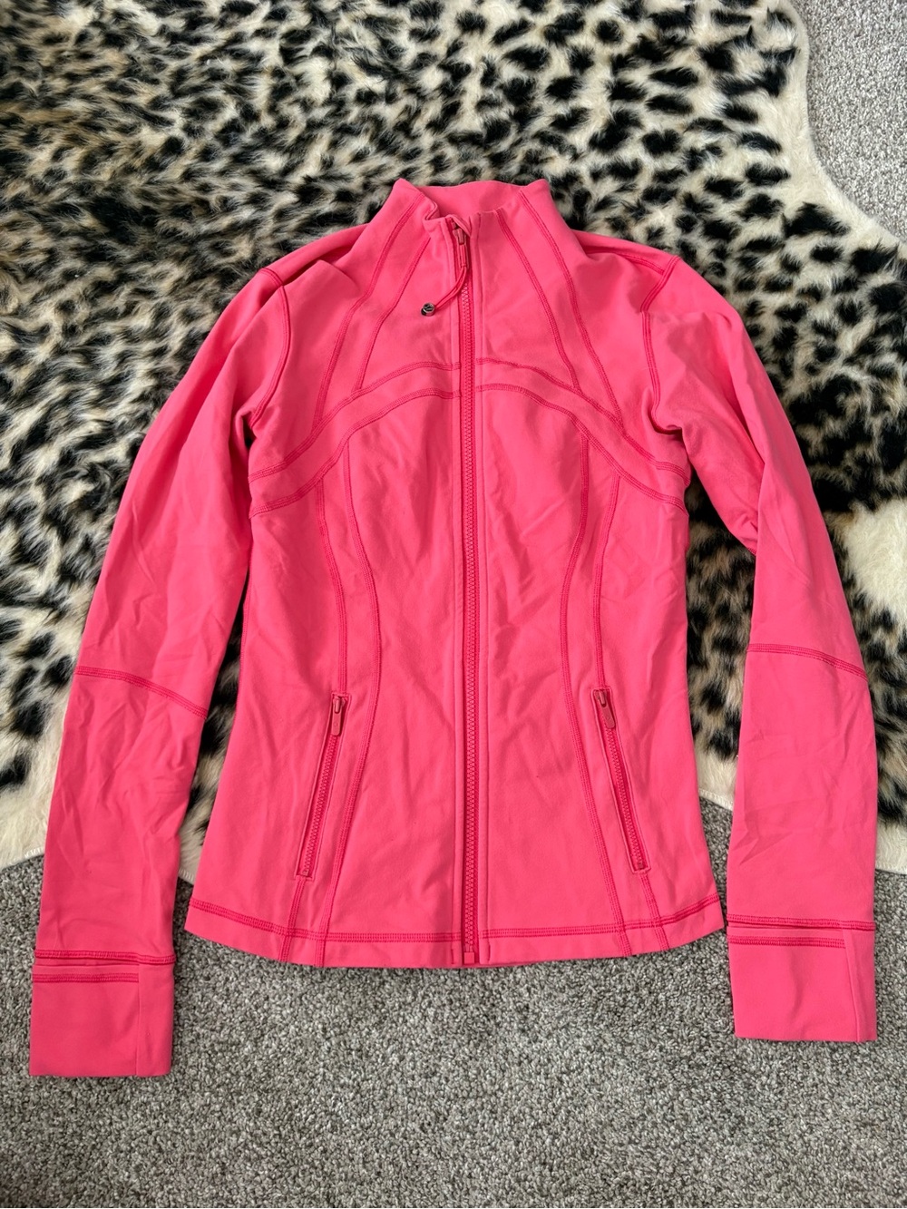 lululemon athletica Women's Hot Pink Zip-Up Utility Jacket